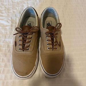 Tan and Brown Vans Shoes